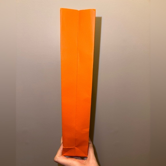 HERMÈS ORANGE SHOPPING BAG EUC - Picture 4 of 5